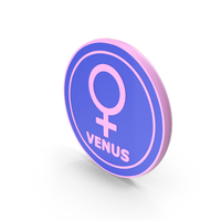 Venus Planet With Coin Icon PNG & PSD Images