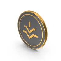 Gold Round Venus Planet Icon PNG & PSD Images