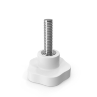 Clamping Handle Bolt White PNG & PSD Images