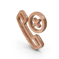 Wood Decline Phone Call Symbol PNG & PSD Images