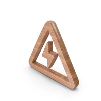 Wood High Voltage Symbol PNG & PSD Images