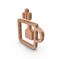 Hot Drink Symbol Wood PNG & PSD Images