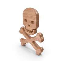 Wood Jolly Roger Symbol PNG & PSD Images