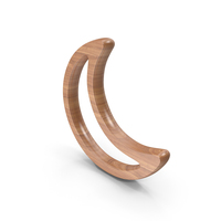 Moon Outline Symbol Wood PNG & PSD Images
