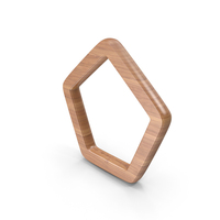 Wood Pentagon Symbol PNG & PSD Images