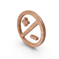 Wood Plus And Minus Symbol PNG & PSD Images