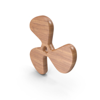 Wood Propeller Symbol PNG & PSD Images