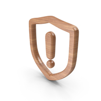 Security Alert Symbol Wood PNG & PSD Images