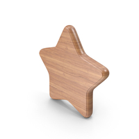 Star Symbol Wood PNG & PSD Images