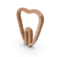 Tooth Dental Symbol Wood PNG & PSD Images