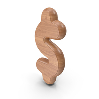 Dollar Money Wood Symbol PNG & PSD Images