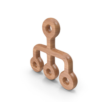 Hierarchical Network Wood Symbol PNG & PSD Images