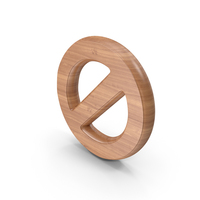 Prohibited Wood Symbol PNG & PSD Images