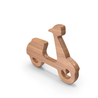 Wood Scooter Symbol PNG & PSD Images