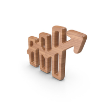 Bar Chart Wood Symbol PNG & PSD Images