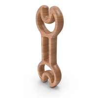 Double Wrench Wood Symbol PNG & PSD Images