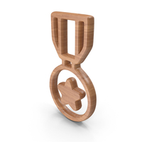 Star Medal Wood Symbol PNG & PSD Images