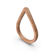 Water Drop Wood Symbol PNG & PSD Images