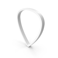 Out Line Guitar Picks Icon White PNG & PSD Images