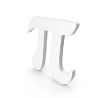 Pi Symbol White PNG & PSD Images