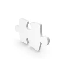 White Puzzle Piece Icon PNG & PSD Images
