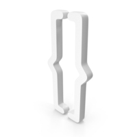 Text Brackets Quotation Box Icon White PNG & PSD Images