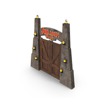 Jurassic Park Gate PNG & PSD Images