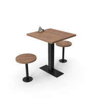 Cafe Table Set PNG & PSD Images