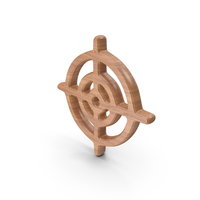 Shooting Target Symbol Wood PNG & PSD Images