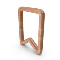 Wood Add Bookmark Symbol PNG & PSD Images