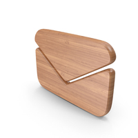 Wood Email Contact Us Symbol PNG & PSD Images