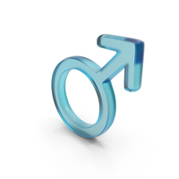 Male Sign Glass Symbol PNG & PSD Images
