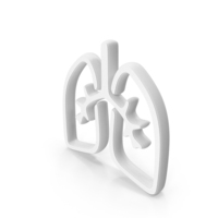 White Lung Healthcare Symbol PNG & PSD Images