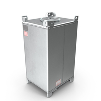 550 Gallon Stainless Steel IBC Container PNG & PSD Images