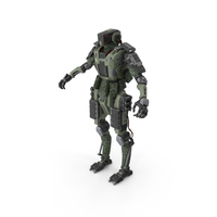 Armored Robot Soldier PNG & PSD Images