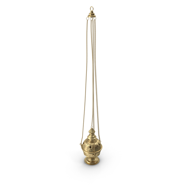 Chain Censer Gold PNG & PSD Images