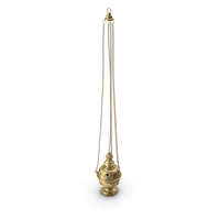 Chain Censer Gold PNG & PSD Images