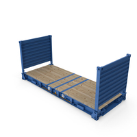 Collapsible Flatrack Container PNG & PSD Images