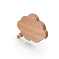 Wood Thought Bubble Symbol PNG & PSD Images