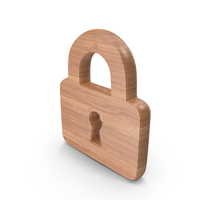 Wood Lock Symbol PNG & PSD Images