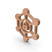 Wood Network Connections Locked Symbol PNG & PSD Images