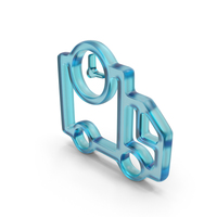 Glass Delivery Time Symbol PNG & PSD Images