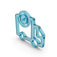 Glass On Time Delivery Symbol PNG & PSD Images