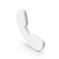 White Phone Call Symbol PNG & PSD Images