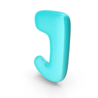 Letter J Cartoony PNG & PSD Images