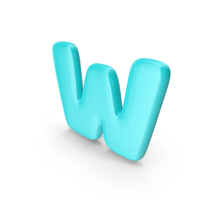 Letter W Cartoon PNG & PSD Images