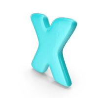 Letter X Cartoony PNG & PSD Images