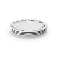 Plates 4 Piece PNG & PSD Images