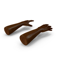 Afro American Male Hands Base Pose PNG & PSD Images