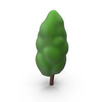 Cartoon Poplar Tree Simple Coloring PNG & PSD Images